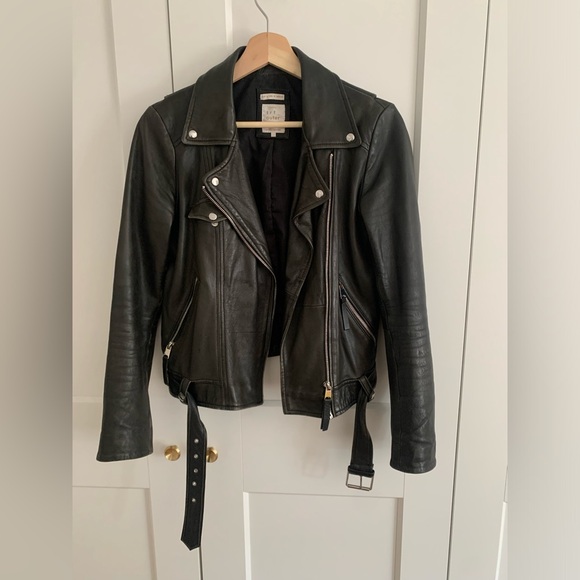 100% Leather moto jacket - Picture 1 of 4
